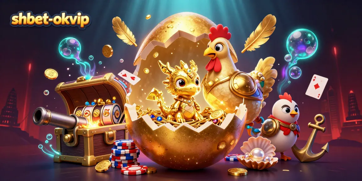 Immerse yourself in the golden world of shbet-okvip where the baby dragon and guardian hen rule over thrilling slot games and treasures.