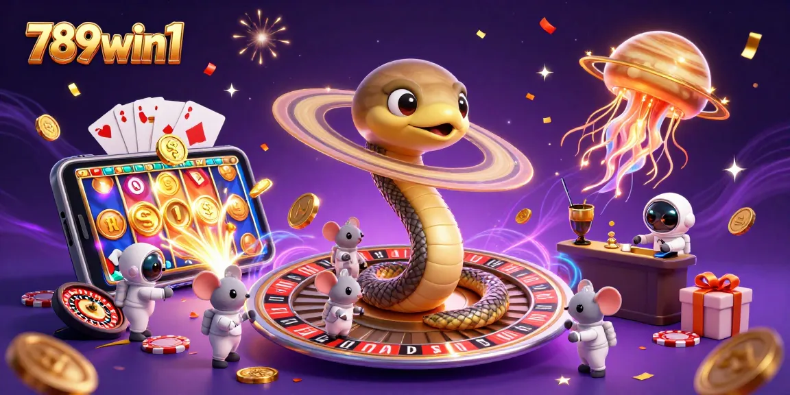 Engage with 789win1's cosmic casino where fun meets fortune with vibrant gaming elements.