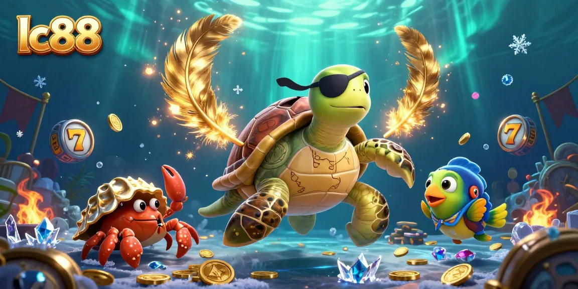 Spin and win at lc88 with a vibrant 3D underwater casino adventure featuring exciting elements and characters.