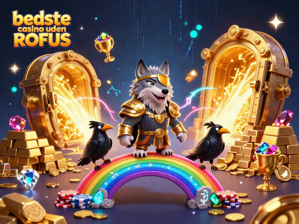 Experience thrilling action at bedste casino uden ROFUS with Odin and his ravens amidst glowing treasures.